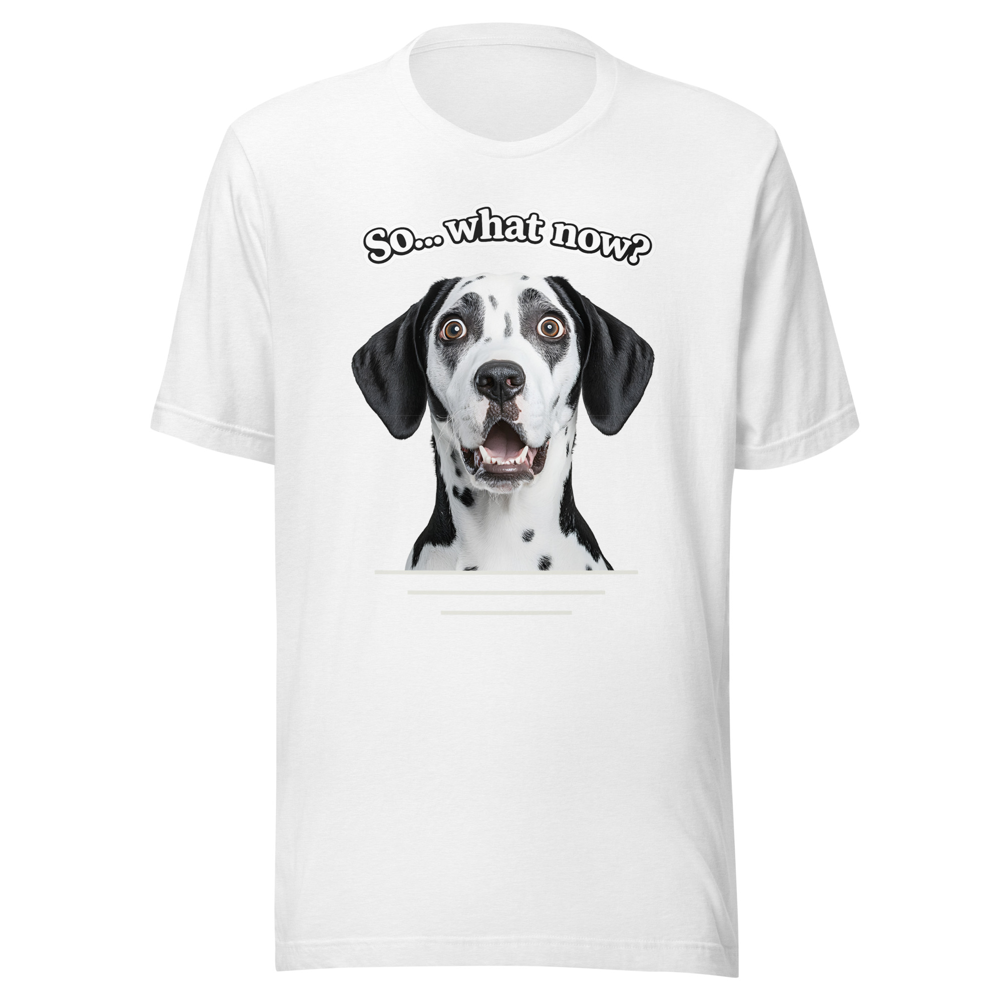 So… What Now? Dog T-Shirt – Funny Dog Lover Graphic Tee